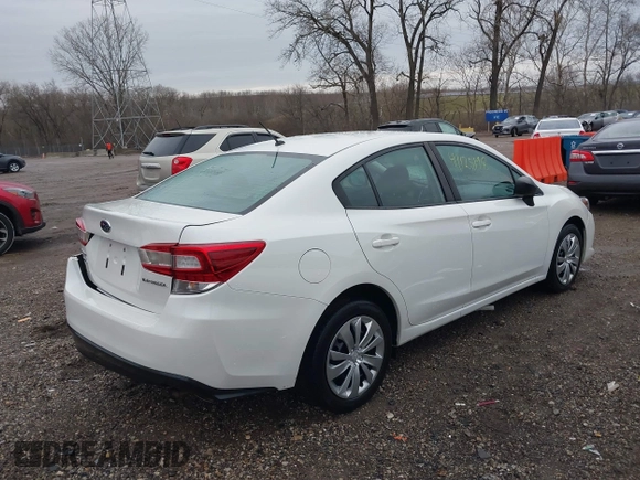 2021 Subaru Impreza with VIN 4S3GKAB61M3605939, listed as a IAAI auction lot 41125198 with 42,168 mi miles. Bid and sale history available at carsss.com. Image 4.
