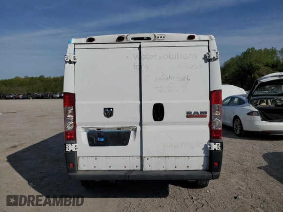 2019 Ram ProMaster Cargo with VIN 3C6TRVAG2KE525347, listed as a Copart auction lot 54296765 with Not Provided miles and Salvage Title. Bid and sale history available at carsss.com. Image 6.