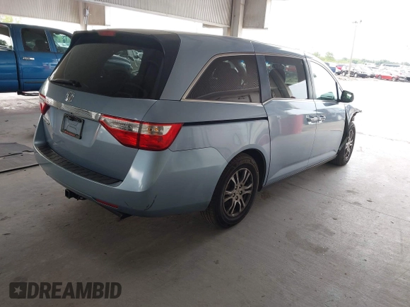 2011 Honda Odyssey EX с VIN 5FNRL5H49BB031318, выставлен на аукционе IAAI как лот 42209746 с пробегом 139 127 миль миль и . История ставок и продаж доступна на DreamBid. Изображение 4.