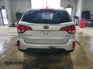 2015 Kia Sorento LX with VIN 5XYKTCA66FG633321, listed as a Copart auction lot 47757355 with 114,392 mi miles and Salvage Title. Bid and sale history available at DreamBid. Image 6.