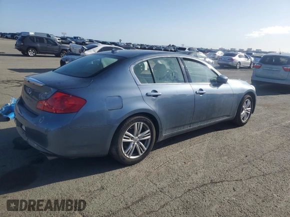 2010 Infiniti G37 Sedan Journey with VIN JN1CV6AP6AM408674, listed as a Copart auction lot 51448625 with Not Provided miles and Salvage Title. Bid and sale history available at carsss.com. Image 3.