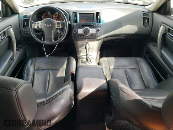 2008 Infiniti FX z VIN JNRAS08W98X201907, wystawiony jako Copart lot #56296865 z przebiegiem 106 294 mil mil oraz Czysty tytuł • Clean title. Historia ofert i sprzedaży dostępna na DreamBid. Obrazek 8.