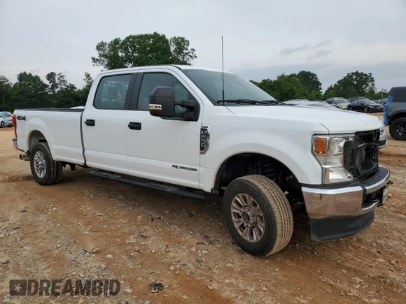 2022 Ford F-250 XL with VIN 1FT8W2BT0NEF51737, listed as a Copart auction lot 58740715 with 29,126 mi miles and Salvage title. Bid and sale history available at DreamBid. Image 4.