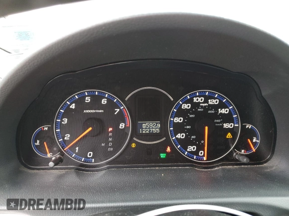 2007 Acura TSX Navi with VIN JH4CL96997C012444, listed as a Copart auction lot 47668605 with 122,755 mi miles and Salvage Title. Bid and sale history available at carsss.com. Image 9.