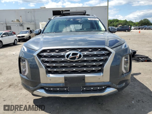 2020 Hyundai Palisade Limited with VIN KM8R5DHE4LU124555, listed as a Copart auction lot 58223205 with 69,385 mi miles and Salvage title. Bid and sale history available at DreamBid. Image 5.