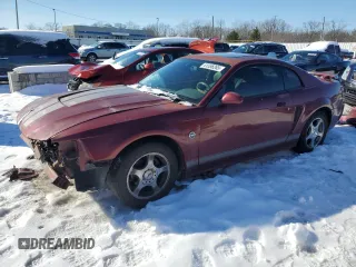 2004 Ford Mustang Standard with VIN 1FAFP40434F117726, listed as a Copart auction lot 41556265 with 136,420 mi miles and Non Repairable. Bid and sale history available at carsss.com. Image 1.