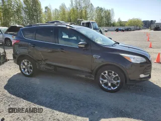 2013 Ford Escape SEL with VIN 1FMCU9H98DUA08981, listed as a Copart auction lot 54192445 with 102,151 mi miles and Salvage Title. Bid and sale history available at DreamBid. Image 4.