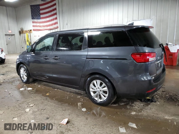 2015 Kia Sedona LX with VIN KNDMB5C16F6058875, listed as a Copart auction lot 52739125 with 117,207 mi miles and Clean Title. Bid and sale history available at DreamBid. Image 2.