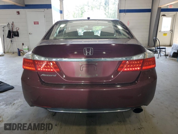 2013 Honda Accord Sdn EX-L with VIN 1HGCR2F8XDA176681, listed as a Copart auction lot 54115705 with 219,518 mi miles and Salvage Title. Bid and sale history available at carsss.com. Image 6.