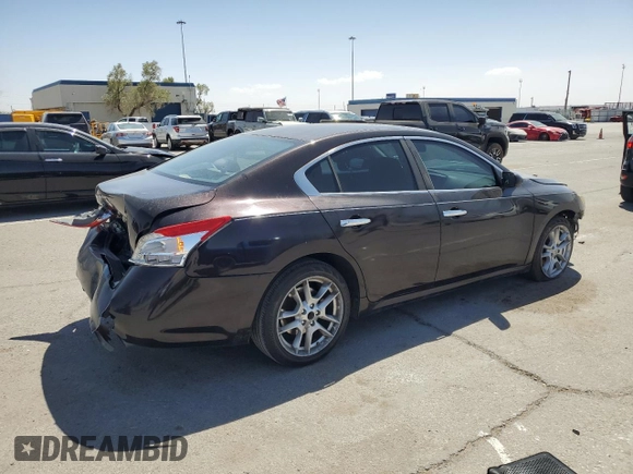 2010 Nissan Maxima S with VIN 1N4AA5AP7AC813268, listed as a Copart auction lot 55102405 with 173,033 mi miles and Salvage title. Bid and sale history available at DreamBid. Image 3.