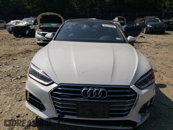 2018 Audi A5 Sportback Premium Plus with VIN WAUBNCF57JA026635, listed as a Copart auction lot 65127943 with 61,829 mi miles. Bid and sale history available at carsss.com. Image 5.