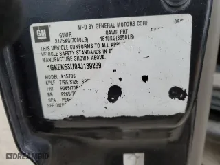 2004 GMC Yukon Denali with VIN 1GKEK63U04J139289, listed as a Copart auction lot 44793875 with 0 mi miles and Salvage Title. Bid and sale history available at carsss.com. Image 13.