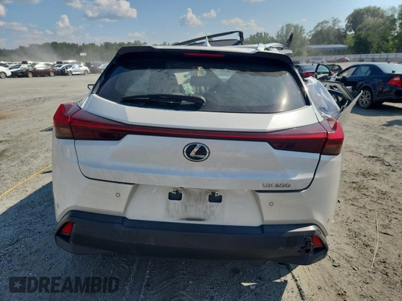 2021 Lexus UX 200 with VIN JTHP3JBH7M2037019, listed as a Copart auction lot 62903445 with Not provided miles and Salvage title. Bid and sale history available at DreamBid. Image 6.