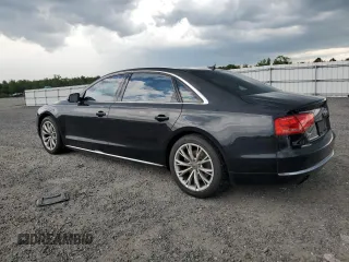 2013 Audi A8 3.0L z VIN WAURGAFD3DN029985, wystawiony jako Copart lot #60536355 z przebiegiem 198 176 mil mil oraz Czysty tytuł • Clean title. Historia ofert i sprzedaży dostępna na DreamBid. Obrazek 2.