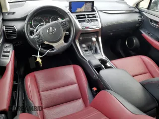 2021 Lexus NX with VIN JTJGJRDZ9M2166856, listed as a Copart auction lot 44993055 with 83,674 mi miles and Salvage Title. Bid and sale history available at carsss.com. Image 8.