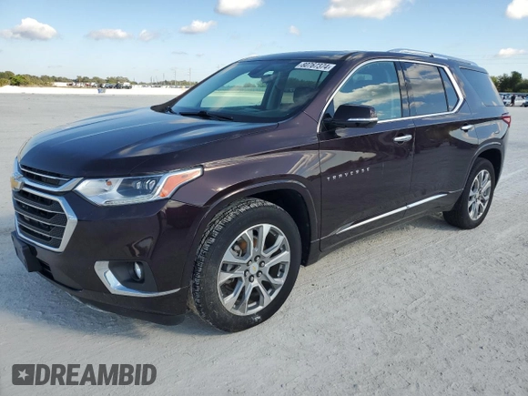 2020 Chevrolet Traverse Premier with VIN 1GNEVKKW5LJ161115, listed as a Copart auction lot 80767374 with Not provided miles and Salvage title. Bid and sale history available at DreamBid. Image 1.