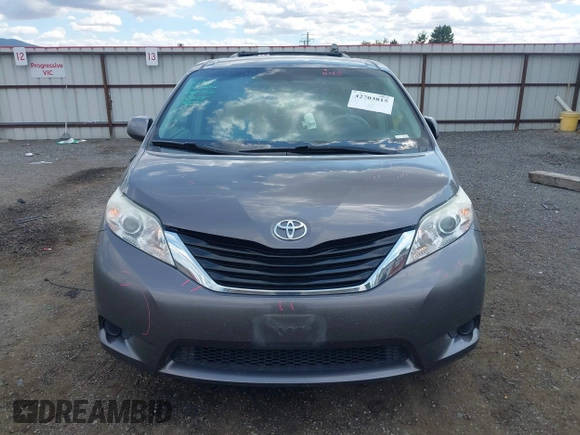 2012 Toyota Sienna LE with VIN 5TDJK3DC3CS037713, listed as a IAAI auction lot 42703815 with 208,000 mi miles and . Bid and sale history available at DreamBid. Image 13.