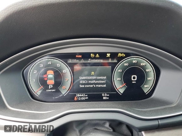2022 Audi Q5 S line Prestige with VIN WA1FAAFY7N2111029, listed as a Copart auction lot 61124405 with 28,442 mi miles and Salvage title. Bid and sale history available at DreamBid. Image 9.