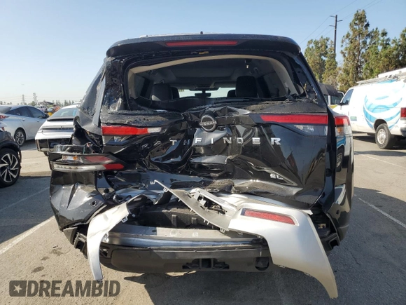 2024 Nissan Pathfinder SL with VIN 5N1DR3CB0RC236113, listed as a Copart auction lot 61396645 with 22,942 mi miles and Salvage title. Bid and sale history available at DreamBid. Image 6.