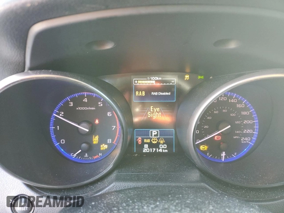 2019 Subaru Legacy with VIN 4S3BNDN62K3008763, listed as a Copart auction lot 42002075 with 201,714 mi miles and Clean title. Bid and sale history available at DreamBid. Image 9.