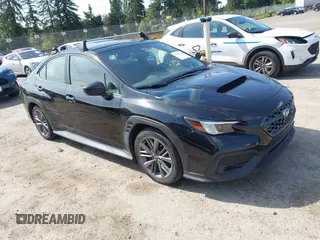 2022 Subaru WRX with VIN JF1VBAA68N9007537, listed as a IAAI auction lot 42320771 with 22,016 mi miles and . Bid and sale history available at DreamBid. Image 1.
