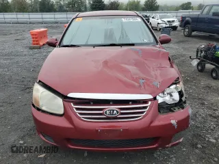 2007 Kia Spectra EX with VIN KNAFE121X75381938, listed as a Copart auction lot 74341004 with 118,890 mi miles and Salvage Title. Bid and sale history available at carsss.com. Image 5.
