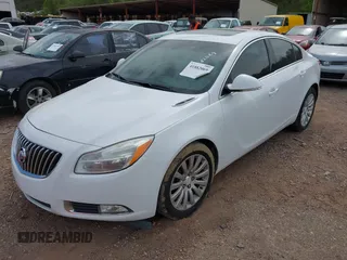 2012 Buick Regal with VIN 2G4GR5EK1C9111495, listed as a IAAI auction lot 41882069 with 180,009 mi miles. Bid and sale history available at carsss.com. Image 2.