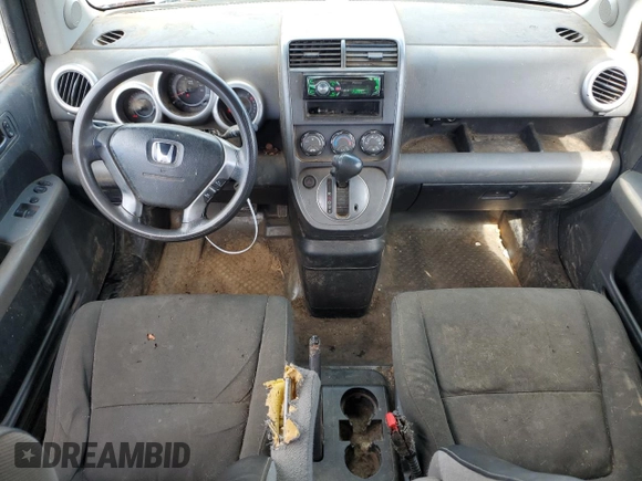 2004 Honda Element EX with VIN 5J6YH28684L029955, listed as a Copart auction lot 51153595 with 306,027 mi miles and Salvage title. Bid and sale history available at DreamBid. Image 8.