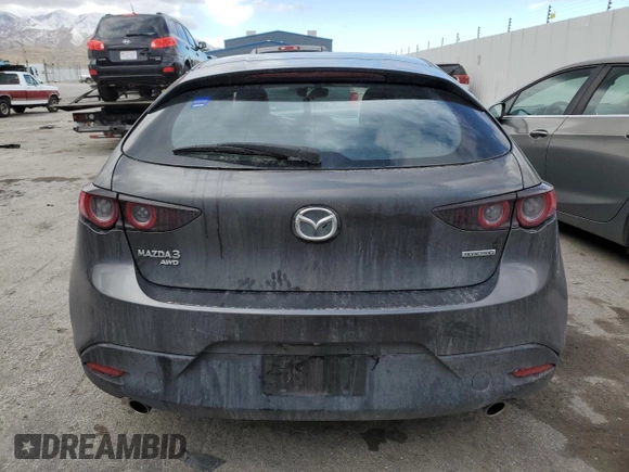 2021 Mazda Mazda3 Hatchback Preferred with VIN JM1BPBLL5M1344378, listed as a Copart auction lot 79411844 with 74,371 mi miles and Salvage Title. Bid and sale history available at carsss.com. Image 6.