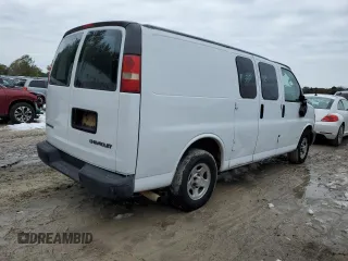 2005 Chevrolet Express Cargo z VIN 1GCFG15X051168059, wystawiony jako Copart lot #88302095 z przebiegiem Nie podano mil oraz Szkoda całkowita • Salvage title. Historia ofert i sprzedaży dostępna na DreamBid. Obrazek 3.