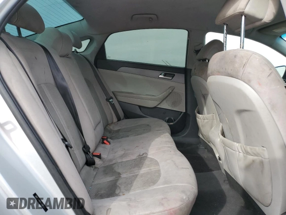 2017 Hyundai Sonata 2.4L with VIN 5NPE24AF9HH581331, listed as a Copart auction lot 45404485 with 126,643 mi miles and Salvage Title. Bid and sale history available at carsss.com. Image 10.