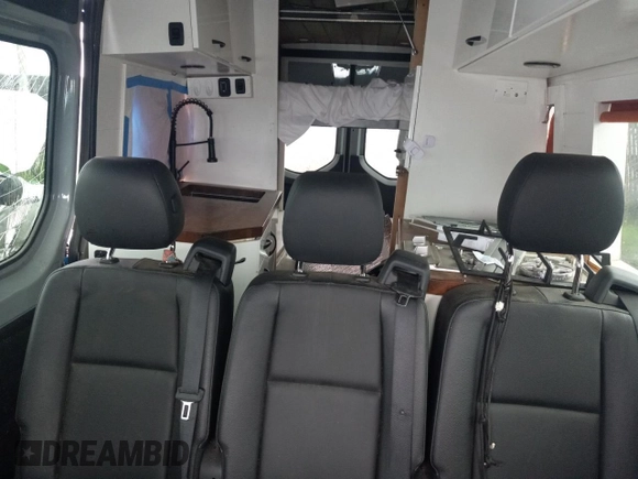 2021 Mercedes-Benz Sprinter with VIN W1W4DCHY5MT051536, listed as a Copart auction lot 78550074 with 38,660 mi miles and Salvage Title. Bid and sale history available at DreamBid. Image 10.