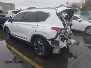 2019 Hyundai Santa Fe Ultimate with VIN 5NMS53AA2KH106648, listed as a IAAI auction lot 41179630 with 108,240 mi miles. Bid and sale history available at carsss.com. Image 3.