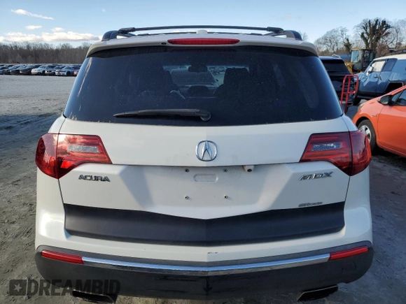 2010 Acura MDX Advance with VIN 2HNYD2H54AH533561, listed as a Copart auction lot 48083505 with 211,764 mi miles and Salvage Title. Bid and sale history available at DreamBid. Image 6.
