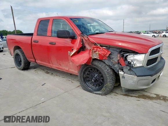 2014 Ram 1500 Tradesman with VIN 1C6RR6FG8ES397996, listed as a Copart auction lot 55181865 with 235,462 mi miles and Salvage title. Bid and sale history available at DreamBid. Image 4.