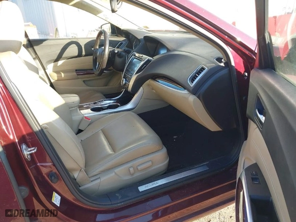 2016 Acura TLX V6 with VIN 19UUB2F32GA011435, listed as a IAAI auction lot 41310533 with 129,819 mi miles. Bid and sale history available at carsss.com. Image 5.
