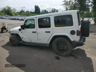 2025 Jeep Wrangler Sahara with VIN 1C4RJXP60SW585413, listed as a Copart auction lot 61955615 with 1,435 mi miles and Clean title. Bid and sale history available at DreamBid. Image 2.