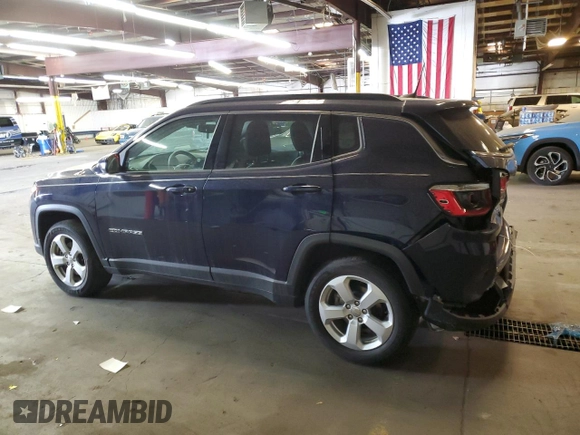 2021 Jeep Compass Latitude with VIN 3C4NJDBB4MT575641, listed as a Copart auction lot 50265635 with 29,347 mi miles and Salvage title. Bid and sale history available at DreamBid. Image 2.