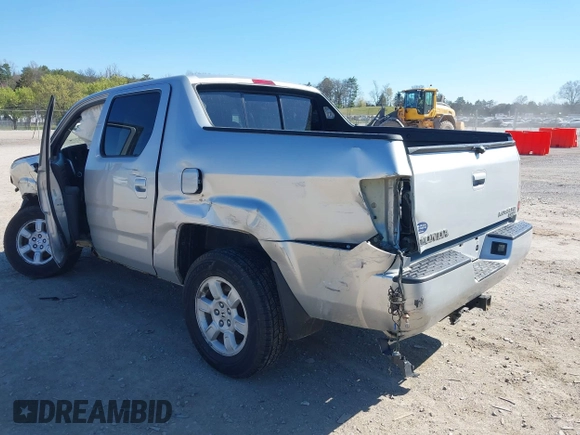 2007 Honda Ridgeline RTS with VIN 2HJYK16417H502658, listed as a IAAI auction lot 41878452 with 1 mi miles. Bid and sale history available at carsss.com. Image 3.