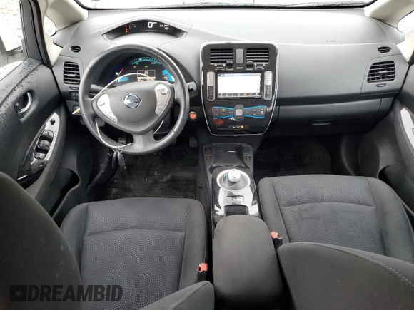 2017 Nissan LEAF SL with VIN 1N4BZ0CP5HC308644, listed as a Copart auction lot 83666314 with 35,859 mi miles and Salvage Title. Bid and sale history available at carsss.com. Image 8.