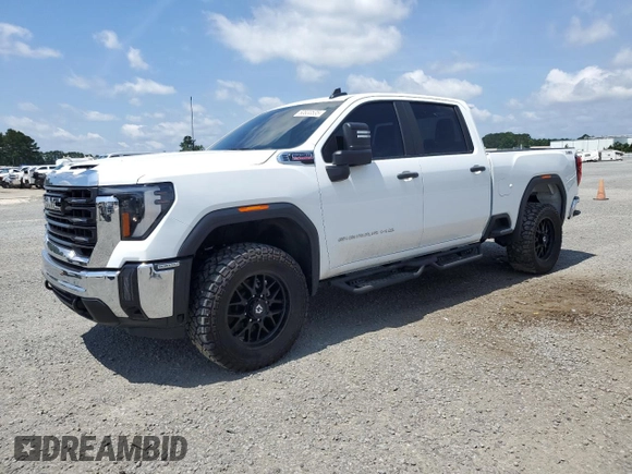 2024 GMC Sierra 2500HD Pro with VIN 1GT49LEY0RF362900, listed as a Copart auction lot 60833535 with Not provided miles and Salvage title. Bid and sale history available at DreamBid. Image 1.