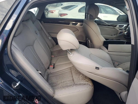 2020 Genesis G80 3.8L with VIN KMTFN4JE2LU328905, listed as a Copart auction lot 74858024 with 0 mi miles and Salvage Title. Bid and sale history available at carsss.com. Image 10.
