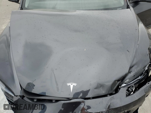2025 Tesla Model 3 Long Range with VIN 5YJ3E1EA9SF966602, listed as a Copart auction lot 53571325 with 1,382 mi miles and Salvage title. Bid and sale history available at DreamBid. Image 12.