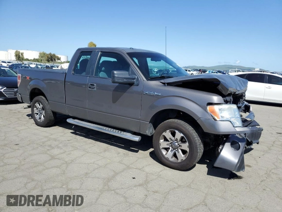 2013 Ford F-150 XL with VIN 1FTFX1CF3DKD82725, listed as a Copart auction lot 51815795 with 157,860 mi miles and Salvage Title. Bid and sale history available at carsss.com. Image 4.