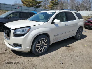 2014 GMC Acadia Denali z VIN 1GKKRTKD2EJ308650, wystawiony jako Copart lot #53247495 z przebiegiem Nie podano mil oraz Czysty tytuł • Clean title. Historia ofert i sprzedaży dostępna na DreamBid. Obrazek 1.