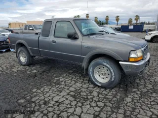 1999 Ford Ranger XLT with VIN 1FTZR15X0XPB11514, listed as a Copart auction lot 47797895 with 44,347 mi miles and Salvage Title. Bid and sale history available at carsss.com. Image 4.