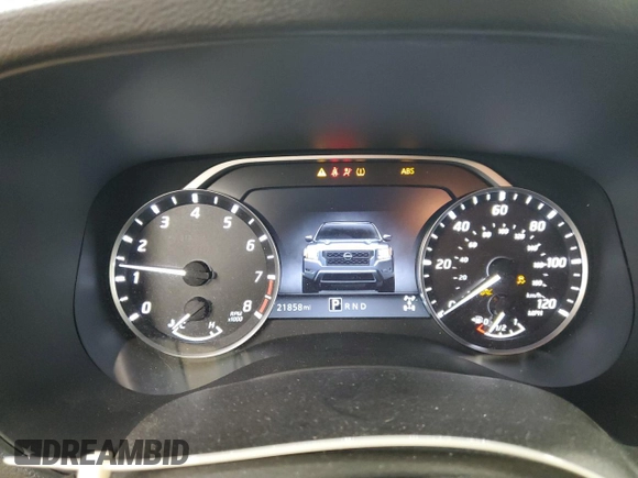 2024 Nissan Frontier SV with VIN 1N6ED1CM7RN642064, listed as a Copart auction lot 51606305 with 21,858 mi miles and Salvage title. Bid and sale history available at DreamBid. Image 9.