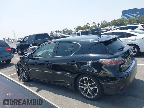 2016 Lexus CT 200h with VIN JTHKD5BH9G2253389, listed as a IAAI auction lot 42594365 with 72,577 mi miles and . Bid and sale history available at DreamBid. Image 15.