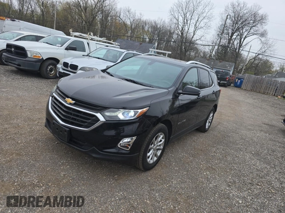 2018 Chevrolet Equinox LT with VIN 2GNAXSEV1J6103315, listed as a Copart auction lot 53917715 with 106,200 mi miles and Clean Title. Bid and sale history available at carsss.com. Image 2.