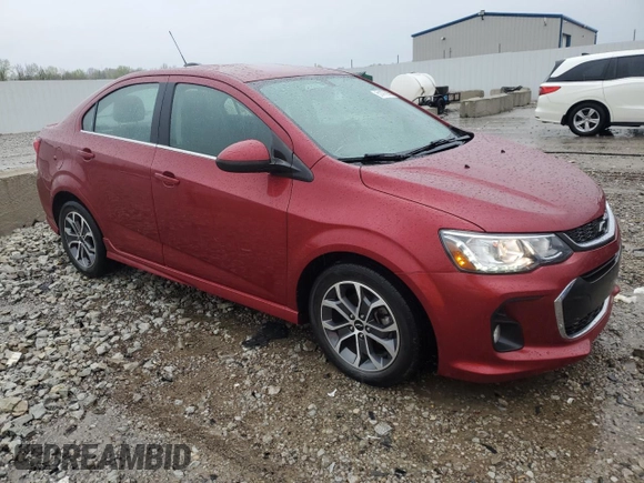 2019 Chevrolet Sonic LT z VIN 1G1JD5SB7K4137199, wystawiony jako Copart lot #51472935 z przebiegiem 25 142 mil mil oraz Szkoda całkowita • Salvage title. Historia ofert i sprzedaży dostępna na DreamBid. Obrazek 4.